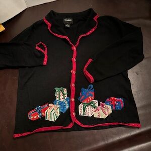 Christmas cardigan sweater